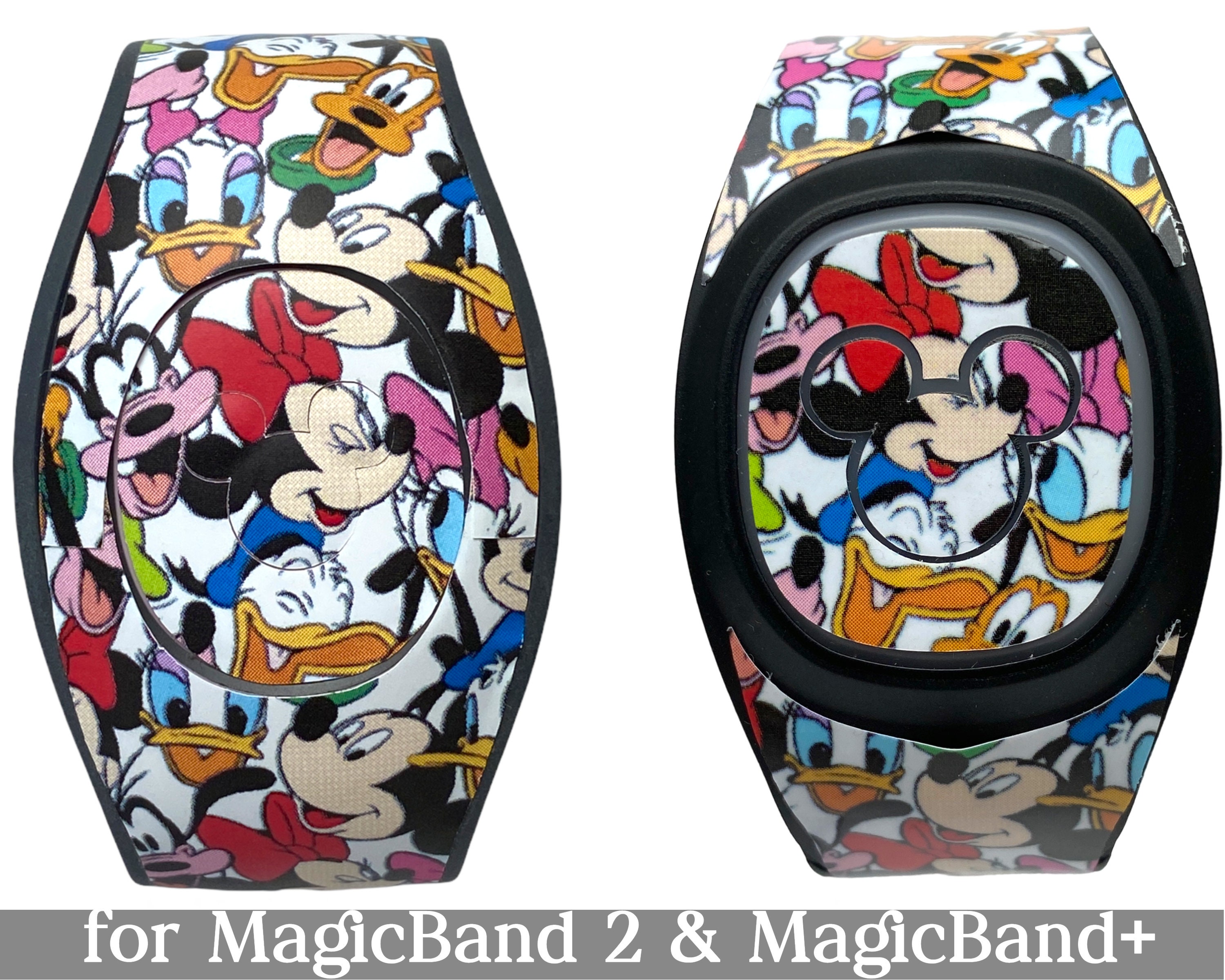 Magic Band Decal // Wood Grain Design // Magicband 2 Vinyl Skin