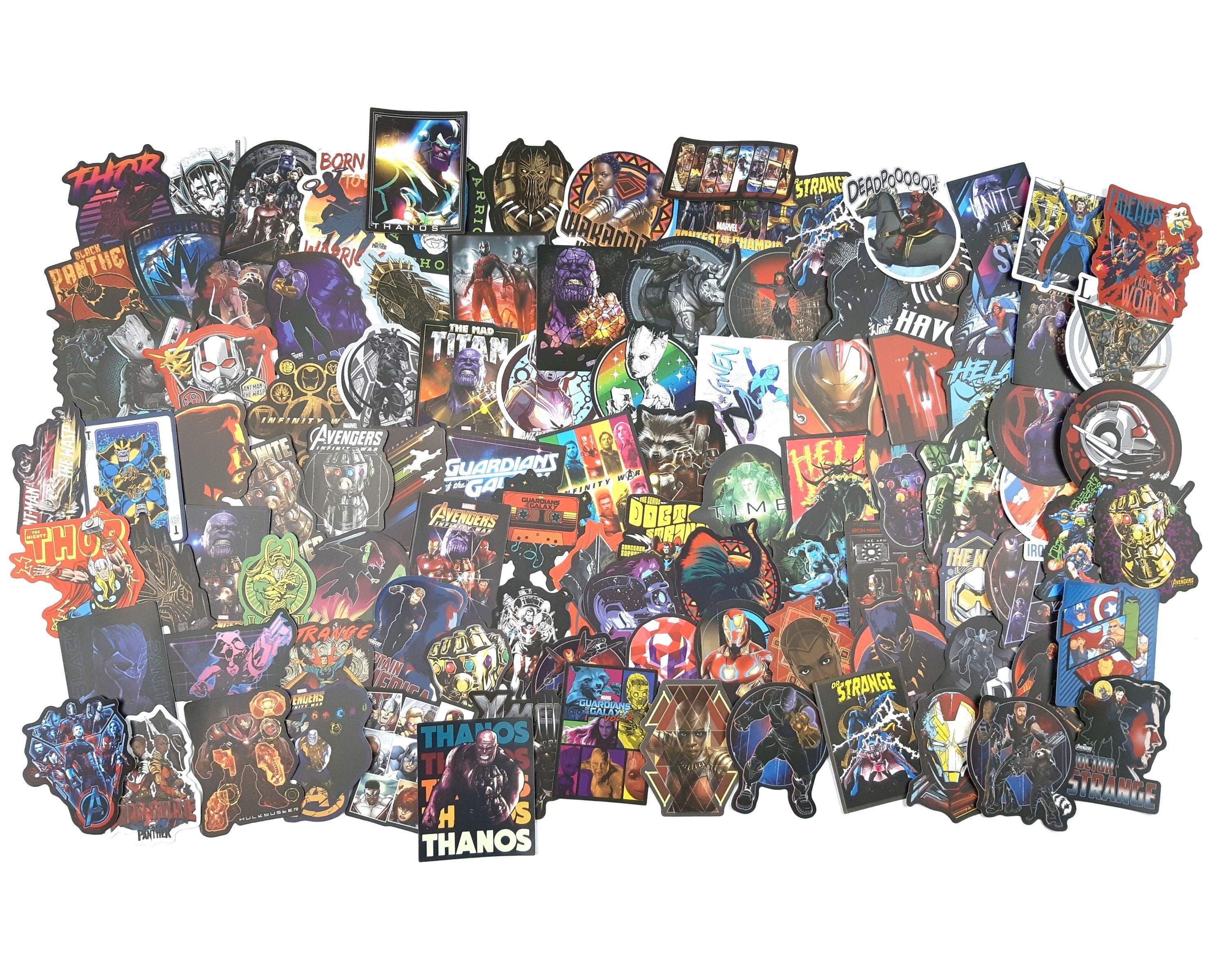 Marvel Character Stickers Vinyl Sticker for Laptop | Etsy