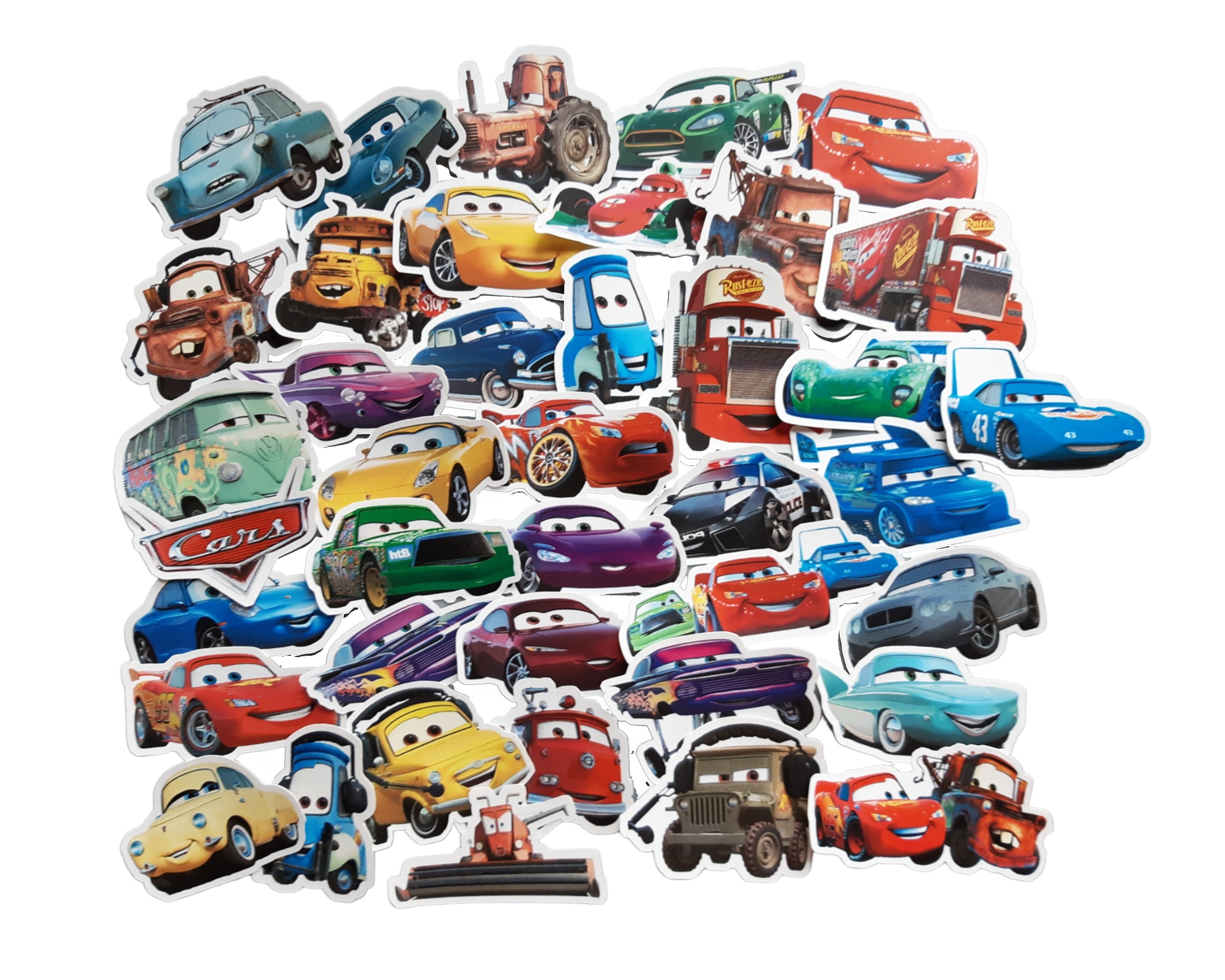 Cars Stickers Vinyl Sticker for Laptop, Scrapbook, Phone, Luggage, Journal, Party  Decoration Assorted Stickers -  Hong Kong