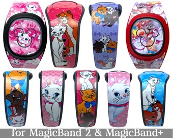 Aristocats Skin for MagicBand 2.0 or MagicBand+ | Magic Band Decal | Disney Trip | Fits Child & Adult Magic Band | Journey Into Imagination