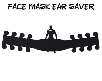 Black Panther Face Mask Ear Saver | Avengers | Ready to Ship