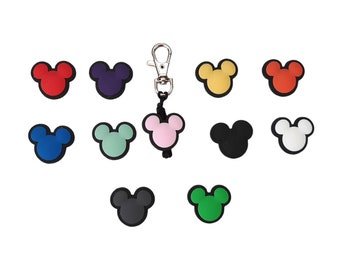 Hidden Mickey Zipper Pulls, Keychains, Bag Tags