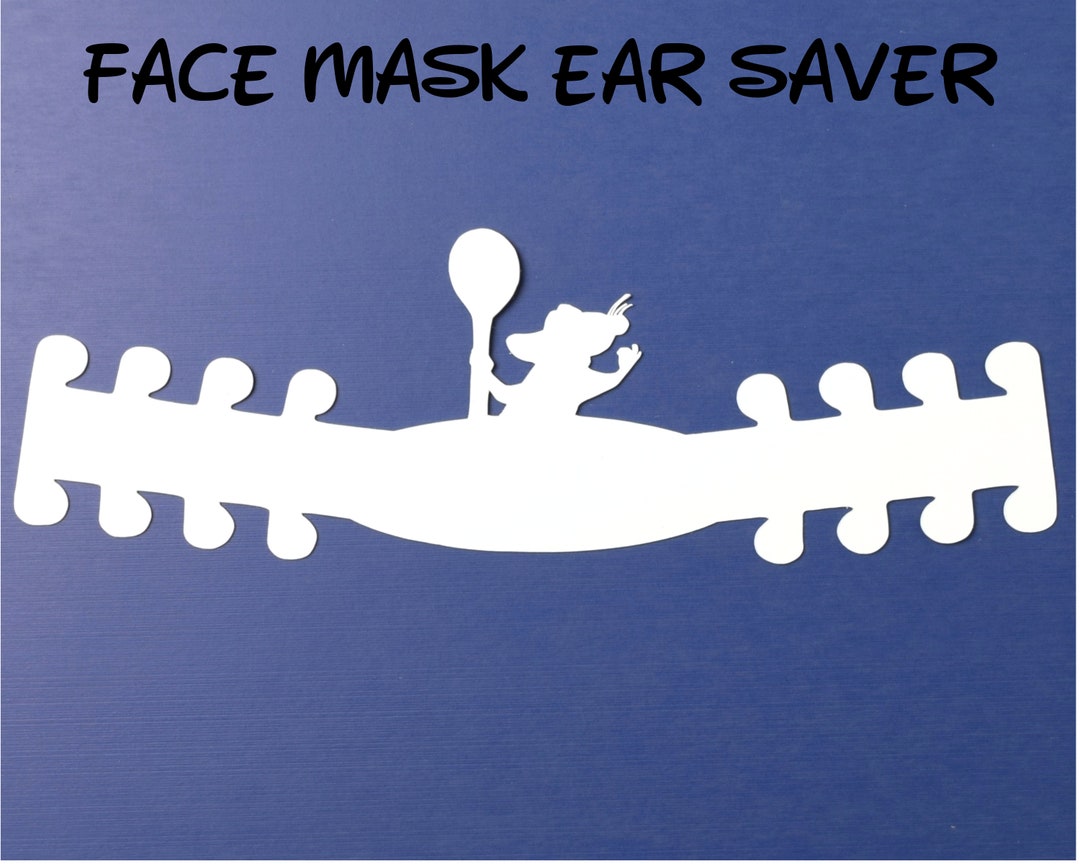 Ratatouille Remy Face Mask Ear Saver Plastic Mask Extender Disney Ear ...