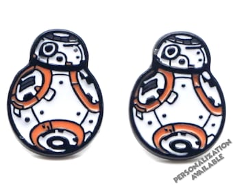 Star Wars BB8 Earrings | Star Wars Earrings | Disney Earrings | Galaxy's Edge Earrings | Star Wars Jewelry | Disney Jewelry | BB8 Jewelry