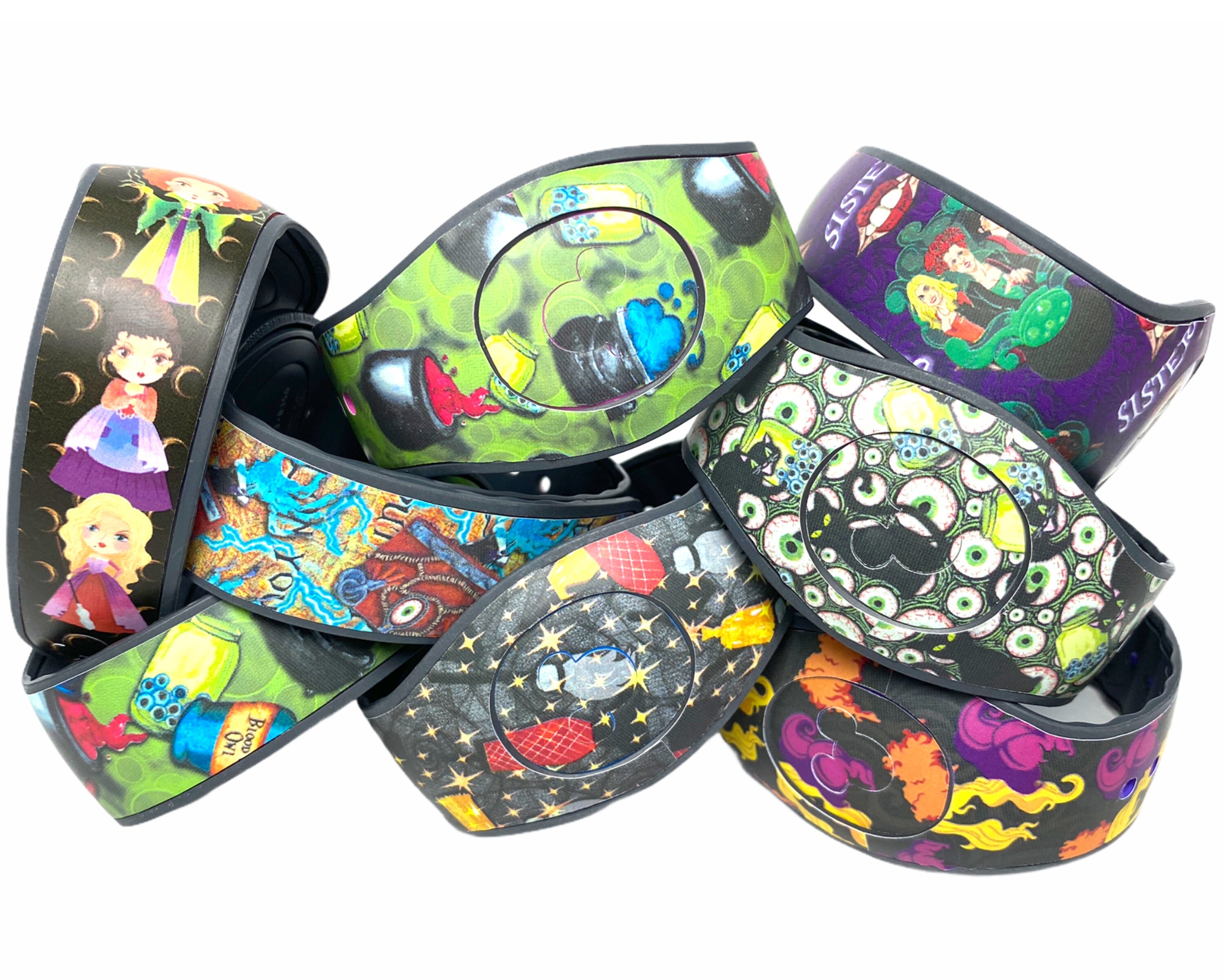 Hocus Pocus Skins For Magicband 2 0 Halloween Witch Boo Bash Etsy