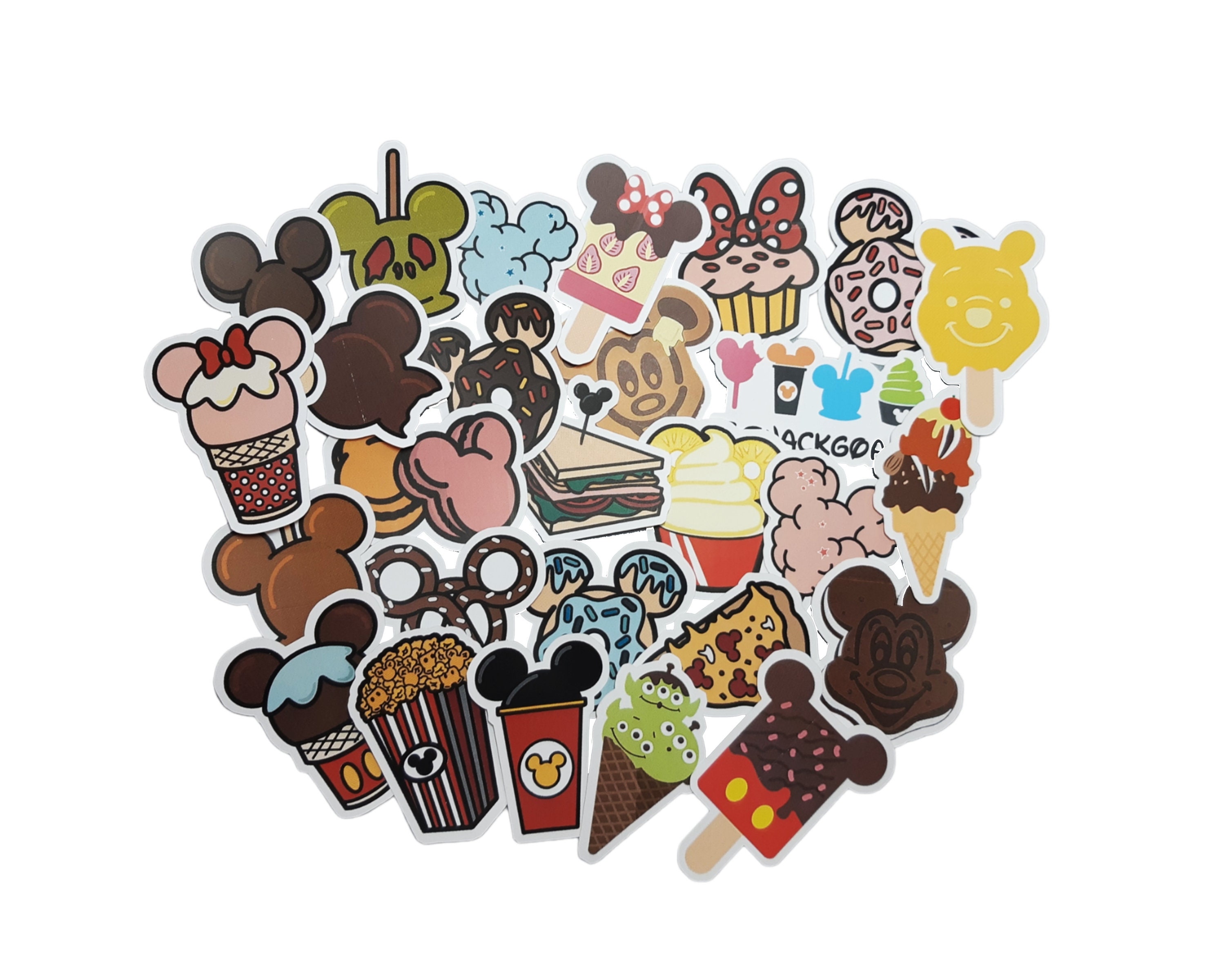 Magical Parks Snacks & Treats Stickers -   Disney planner, Disney  scrapbook pages, Planner stickers