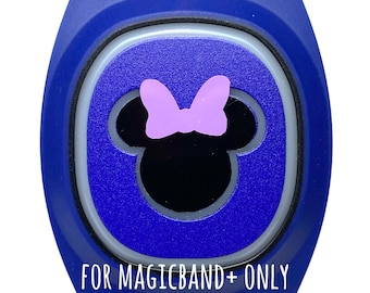 Minnie Mouse Decal for MagicBand+ | Magic Band Decal | Disney World Trip Vinyl Sticker | Custom Colors | Wrist Decoration for Disneyland