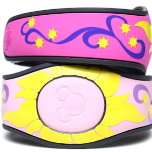 Tangled Suns Decal for MagicBand 2 or MagicBand + | Rapunzel Vinyl Sticker for Magic Band Puck & Sides | Character Decoration Disney Trip