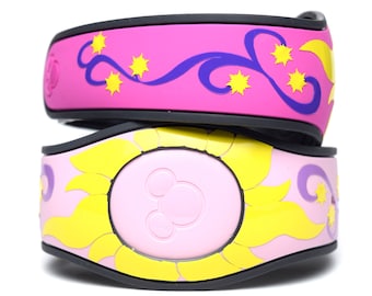 Tangled Suns Decal for MagicBand 2 or MagicBand + | Rapunzel Vinyl Sticker for Magic Band Puck & Sides | Character Decoration Disney Trip