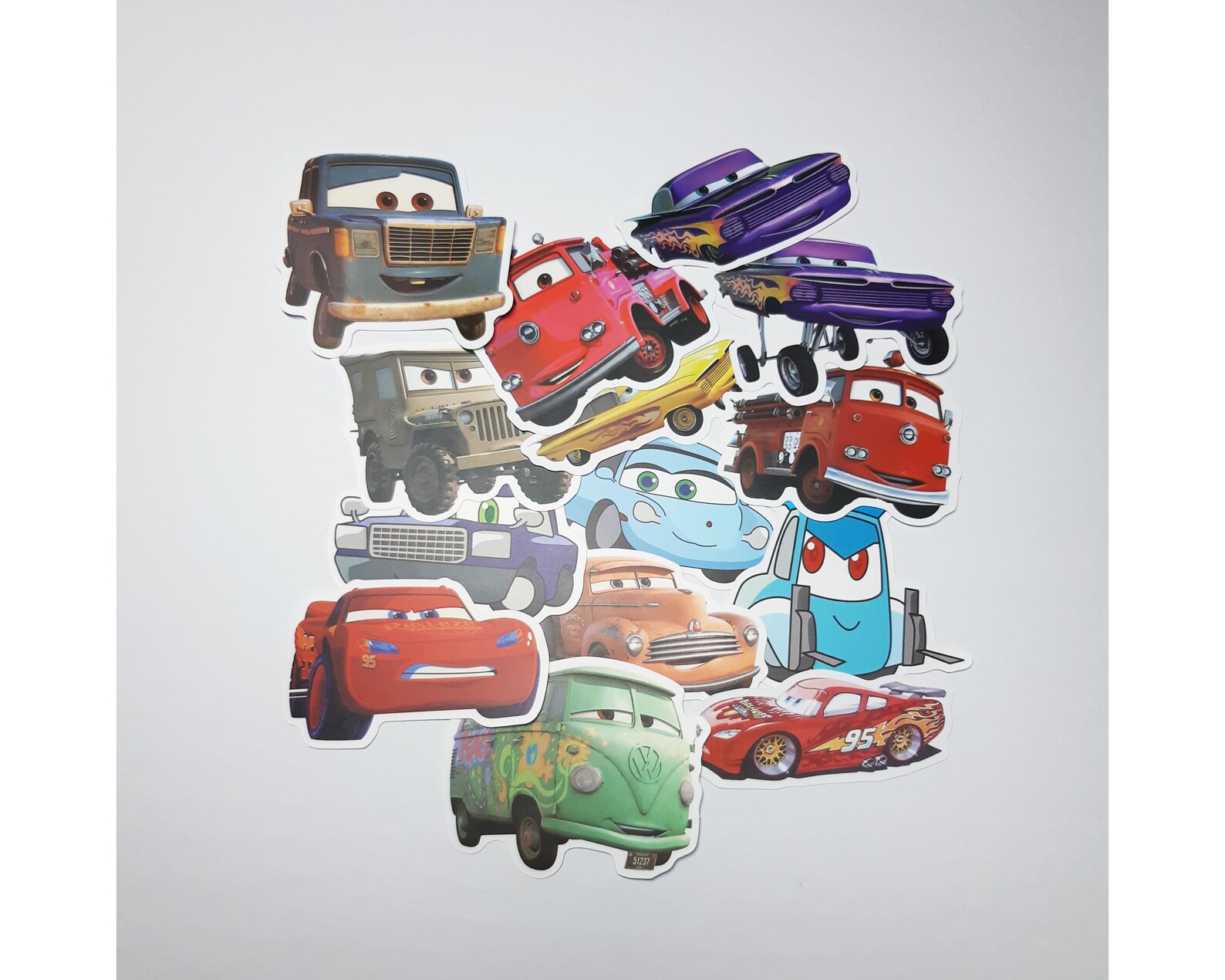 Pixar Cars Stickers Vinyl Sticker for Laptop Scrapbook Etsy