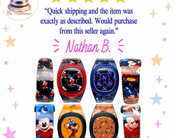 Sorcerer's Apprentice Mickey Skins for Magicband 2.0 or Magicband+