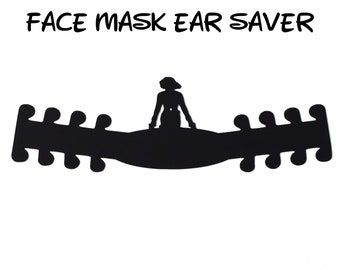 Black Widow Face Mask Ear Saver | Avengers | Ready to Ship