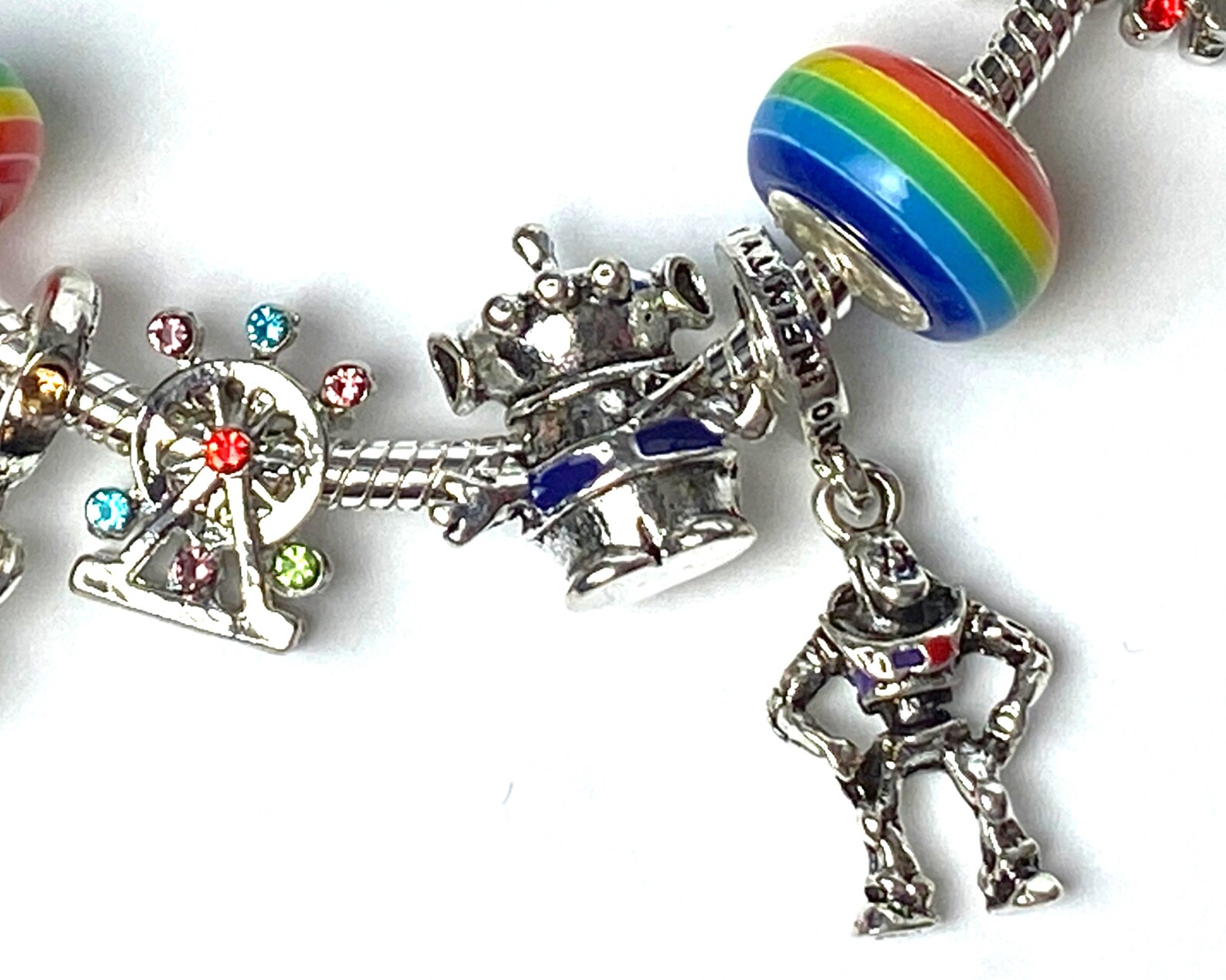 Toy Story Charm Bracelet Pixar Disney Jewelry Buzz Etsy Canada
