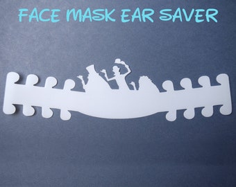 Hitchhiking Ghosts Face Mask Ear Saver | Haunted Mansion | Ready to Ship!