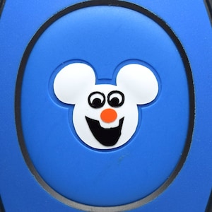 Olaf Decal for MagicBand 2 or MagicBand+ | Frozen Vinyl Sticker for Magic Band Puck Mickey | Character Decoration for Disney World Trip