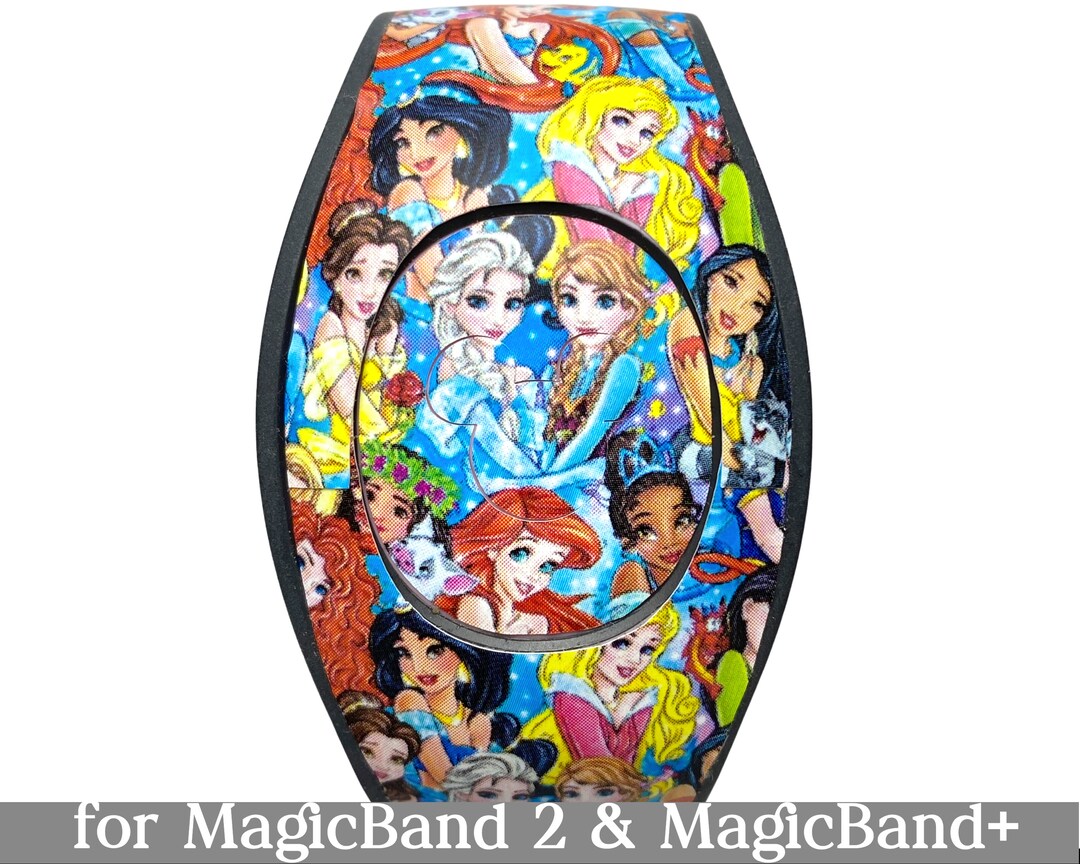Princess Skin for Magicband 2.0 or Magicband+ | Elsa, Anna, Belle ...