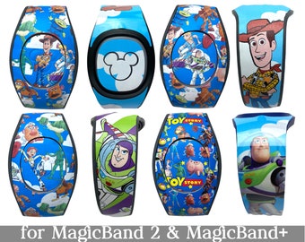 Toy Story Skin for MagicBand 2.0 or MagicBand+ | Magic Band Decal | Disney Trip | Fits Child & Adult Magic Band | Woody Buzz Lightyear Rex