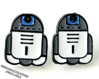 Star Wars R2D2 Earrings | Star Wars Earrings | Disney Earrings | Galaxy's Edge Earrings | Star Wars Jewelry | Disney Jewelry | R2D2 Jewelry