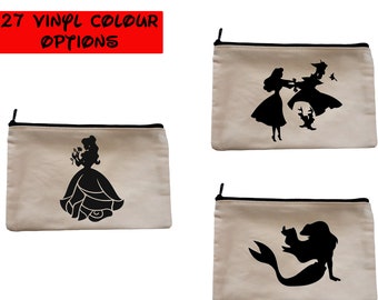 Custom Princess Zipper Bag | Disney Zipper Pouch