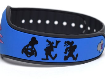 Goofy Decals for MagicBand 2 & MagicBand+ | Vinyl Sticker for Magic Band | Custom Classic Character Decoration for Disney World Trip