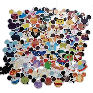 Hidden Mickey Disney Stickers | Vinyl Sticker for Laptop, Scrapbook, Phone, Luggage, Journal, Party Decoration | Assorted Stickers