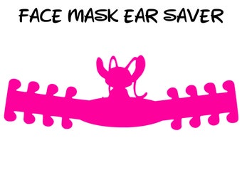 Angel Face Mask Ear Saver | Lilo & Stitch | Ready to Ship!