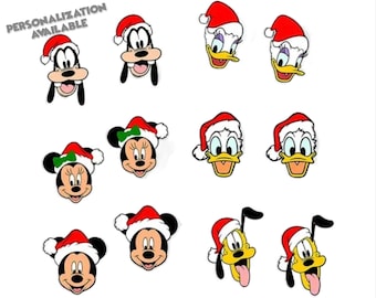 Christmas Disney Character Earrings | Disney World Trip Accessories | Gift for Disney Fan | Disneyland Jewelry | Studs | Bounding Costume