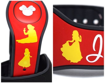 Snow White Decals for MagicBand 2 & MagicBand+ | Vinyl Sticker for Magic Band | Custom Princess Character Decoration for Disney World Trip