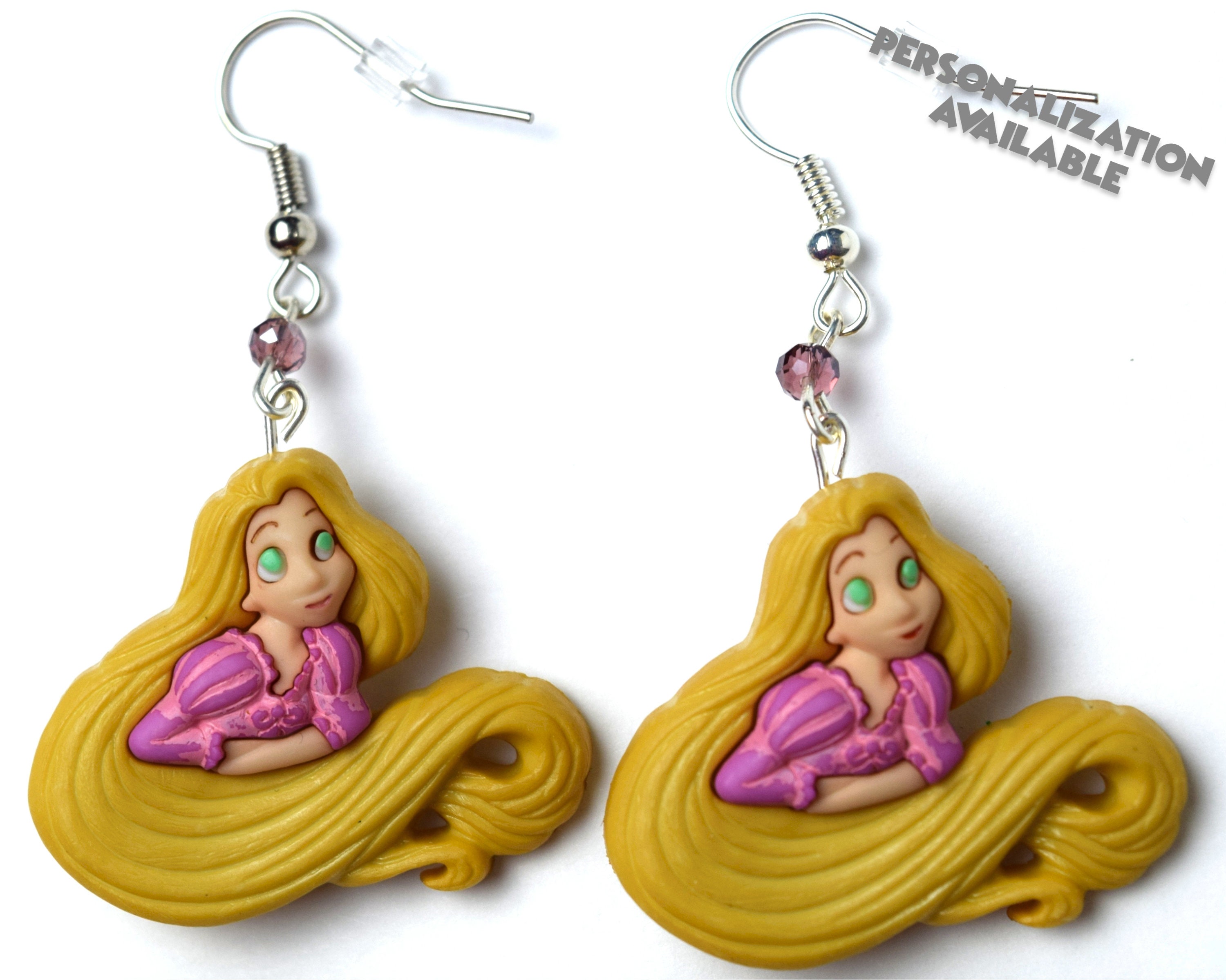 Rapunzel Drop Earrings Rapunzel Earrings Disney Earrings Disney