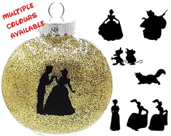 Cinderella Christmas Tree Disc or Ball Ornament