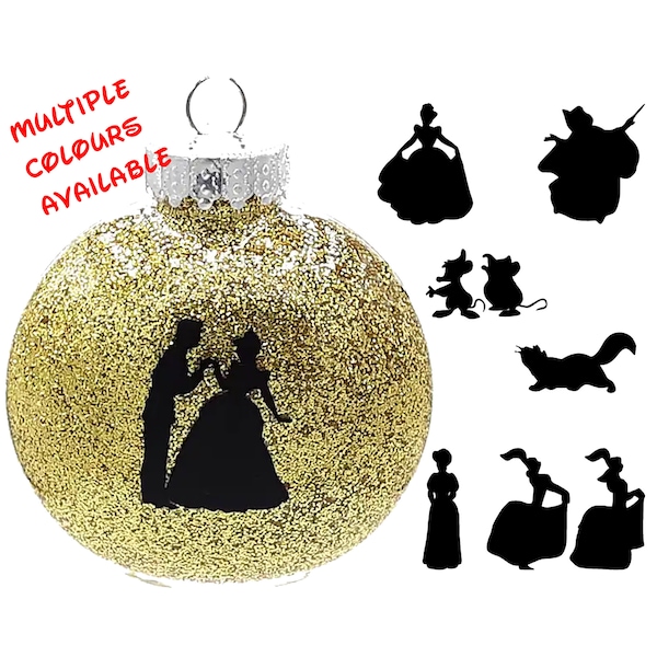 Cinderella Christmas Tree Disc or Ball Ornament