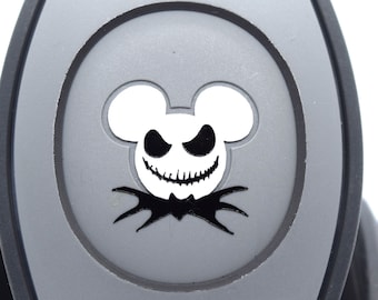 Jack Skellington Decal for MagicBand 2 or MagicBand+ | Nightmare Before Christmas Vinyl Sticker Magic Band Mickey | Decoration Disney World