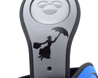 Mary Poppins Decal for MagicBand 2.0 & MagicBand+ | Vinyl Sticker for Magic Band Puck Mickey | Character Decoration for Disney World Trip