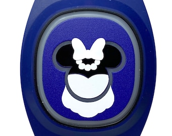 Bride Minnie Decal for MagicBand 2 or MagicBand+ | Wedding Magic Band Decal | Mickey Vinyl Sticker | Custom Decoration for Disney World Trip