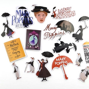 SSFF Printed Scrapbook Page Paper Piece Piecing Disney Mary Poppins PENGUINS