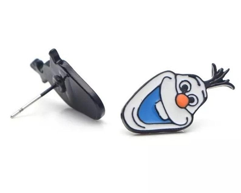 Disney Earrings Frozen Gift Olaf Earrings Disney Jewelry Olaf Gift Frozen Jewelry Disney Gift Olaf Jewelry Frozen Earrings