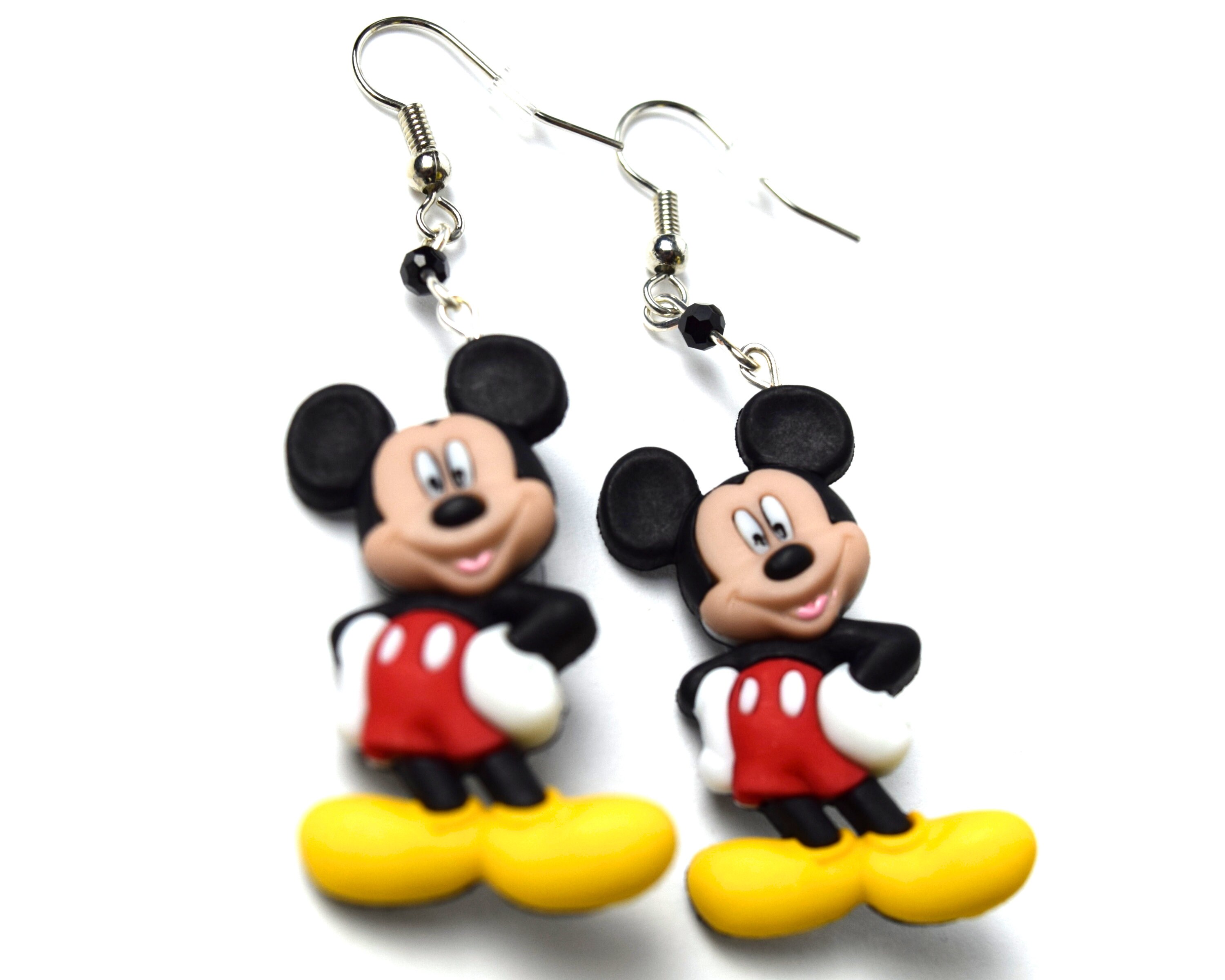 Mickey Mouse Drop Earrings Mickey Earrings Mickey Mouse Earrings