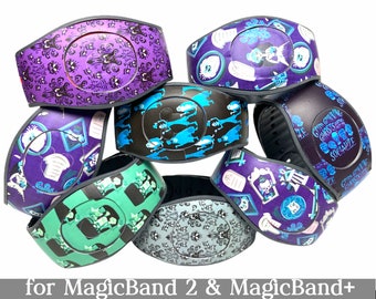 Haunted Mansion Skins for MagicBand 2 or MagicBand+ | Magic Band Decal | Disney World | Fits Child & Adult Magic Band | Hitchhiking Ghosts