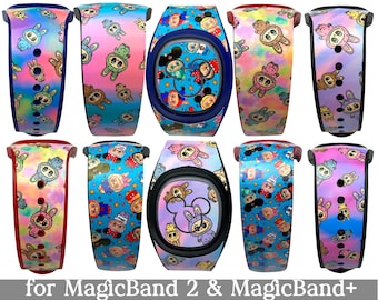Labubu Skins for MagicBand 2 or MagicBand+ | Magic Band Decal | Disney World Sticker | Fits Child & Adult Magic Band