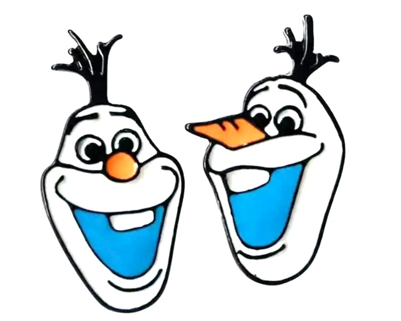Disney Earrings Frozen Gift Olaf Earrings Disney Jewelry Olaf Gift Frozen Jewelry Disney Gift Olaf Jewelry Frozen Earrings