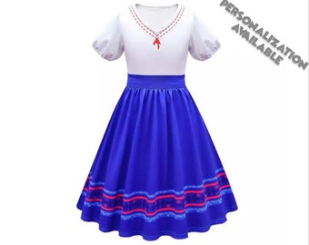 Luisa Dress Child Sizes | Encanto Costume | Disney World Vacation Outfit | Disneyland Cosplay | Halloween Dress Up Clothes |  Madrigal