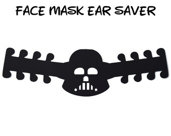 Darth Vader Face Mask Ear Saver | Star Wars | Ready to Ship