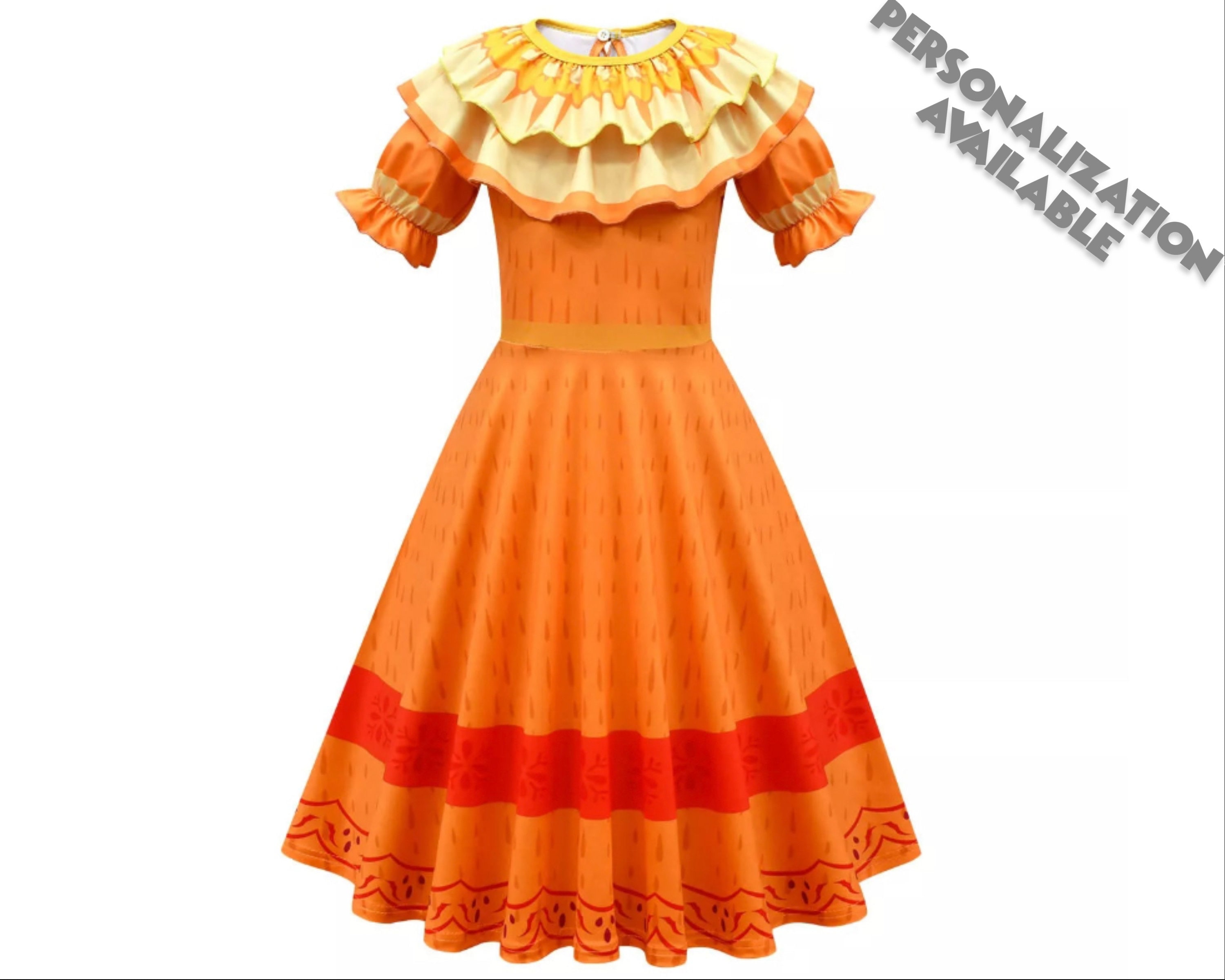 Pepa Dress Child Sizes Encanto Costume Disney World Vacation Outfit  Disneyland Cosplay Halloween Dress up Clothes Madrigal -  Hong Kong