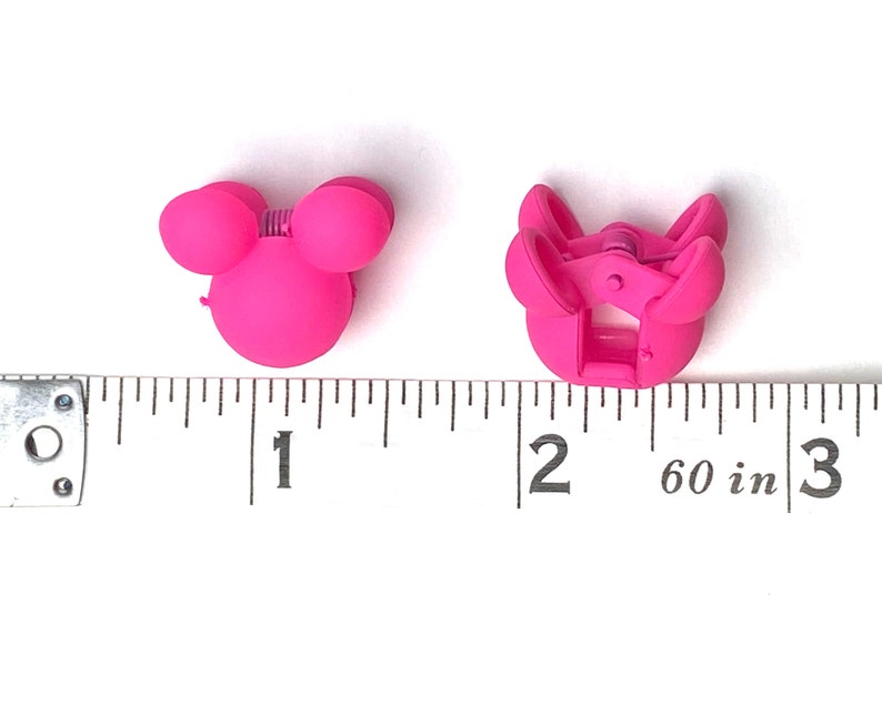 Mickey Mouse Hair Clips Disney Hair Claw Mickey Barrette Etsy