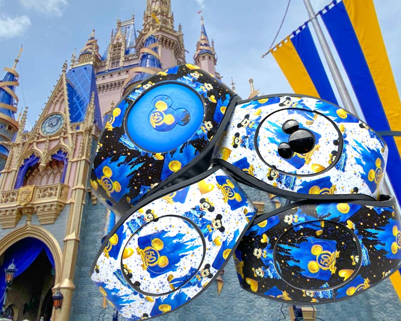 Disney World 50th Anniversary MagicBand 2.0 Skin Castle Etsy