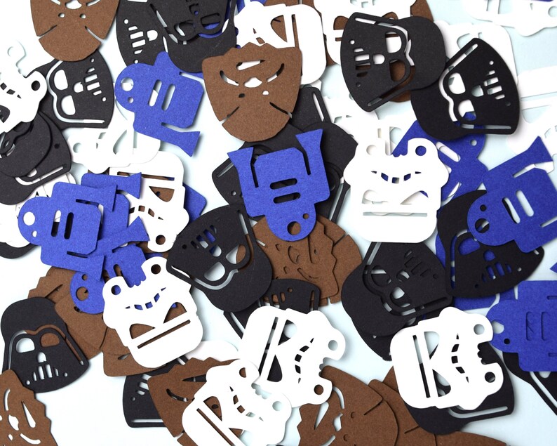 Star Wars Confetti Star Wars Party Confetti Star Wars Etsy