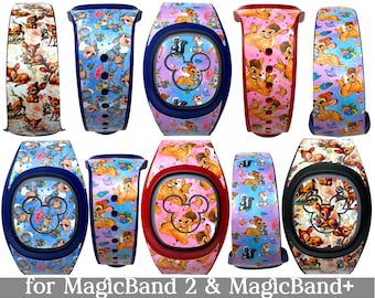 Bambi Skins for MagicBand 2 or MagicBand+ | Thumper and Flower Magic Band Decal | Disney World Sticker | Fits Child & Adult Magic Band