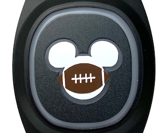 Football Decal for MagicBand 2 or MagicBand+ | Sports Vinyl Sticker for Magic Band Puck Mickey | Character Decoration for Disney World Trip