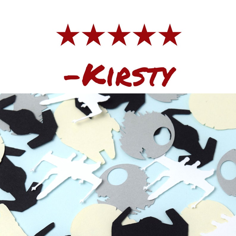 Star Wars Confetti Star Wars Party Confetti Star Wars Etsy