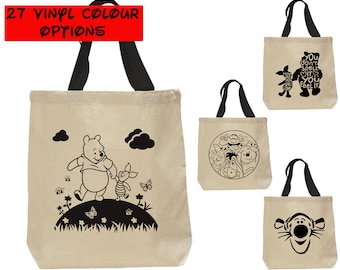 Custom Winnie the Pooh Tote Bag | Disney Canvas Tote Bag